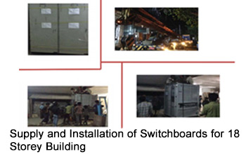 Supply and Installation of Switchboards for 18 Storey BuildingSupply and Installation of 250kVA Transformer for MIC OUR MO